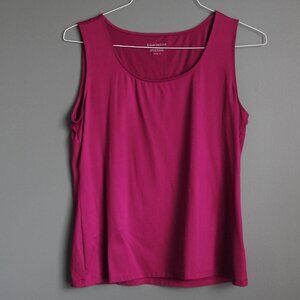 2/$13 Charter Club Pink Scoop Neck Business Tank Top Size Large